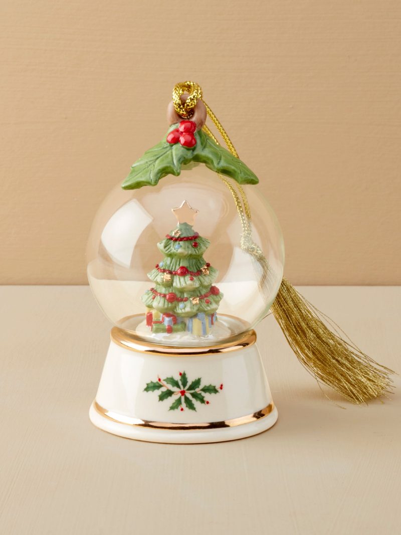 Tree Snow Globe Ornament